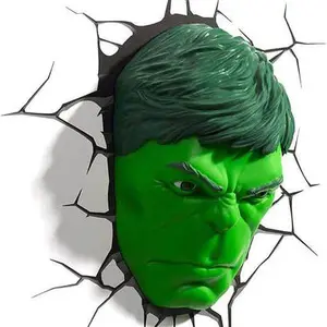 Led-Lampe 3D Light FX Marvel Hulk Face 3D image-1