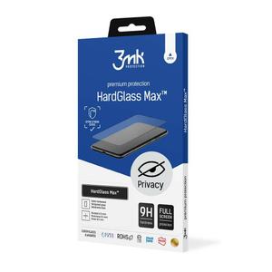 Versterkt gehard glas 3MK Apple iPhone X - HardGlass Max Privacy™
