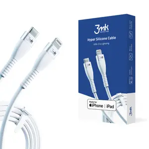 Hyper siliconen usb kabel 3MK Type-C to Lightning