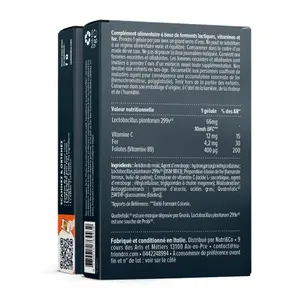 Suplemento alimentar contra a fadiga Nutri&Co Le Fer Et Sa Souche Lactique - 30 gélules image-1