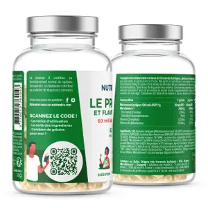 Complément Alimentaire Probiotiques et Prébiotiques - 60 gélules – Nutri&Co image-1