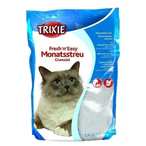 Para gatos en gránulos de silicato Trixie Simple'n'Clean