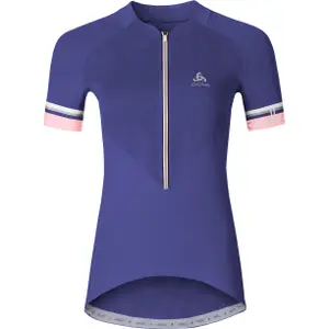 Camiseta mujer Odlo 1/2 zip Breathe image-0