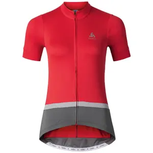 Camiseta mujer Odlo zippé manches courtes et col montant Fujin image-0