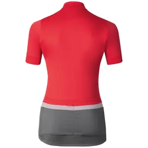 Camiseta mujer Odlo zippé manches courtes et col montant Fujin image-1