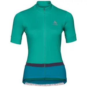 Camiseta mujer Odlo zippé manches courtes et col montant Fujin image-0