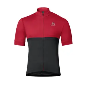 Camiseta Odlo zippé manches courtes et col montant Fujin image-0