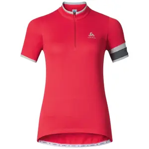 Maillot de mujer 1/2 cremallera Odlo manches courtes col montant Breeze image-0