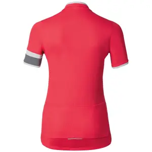 Maillot de mujer 1/2 cremallera Odlo manches courtes col montant Breeze image-1