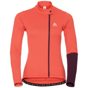 Camiseta mujer Odlo zippé manches longues et col montant Lombardia Warm image-0