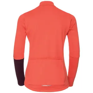Camiseta mujer Odlo zippé manches longues et col montant Lombardia Warm image-1