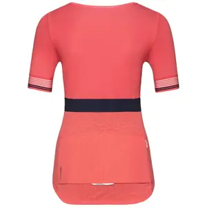 Camiseta mujer Odlo 1/2 zip manches courtes et col montant Ceramicool X-Light image-1