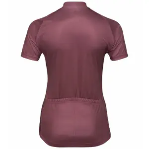 Camiseta mujer Odlo Cycle zippé à manches courtes Element image-1