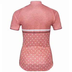 Camiseta mujer Odlo Cycle zippé à manches courtes Element image-1