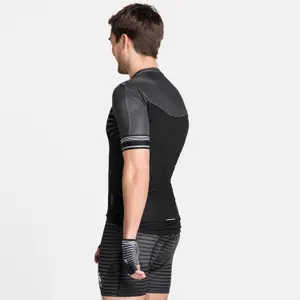 Camiseta Odlo Cycle zippé à manches courtes Zeroweight Ceramicool Pro image-3
