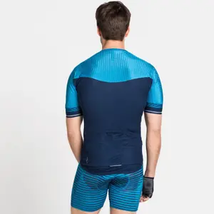 Camiseta Odlo Cycle zippé à manches courtes Zeroweight Ceramicool Pro image-3