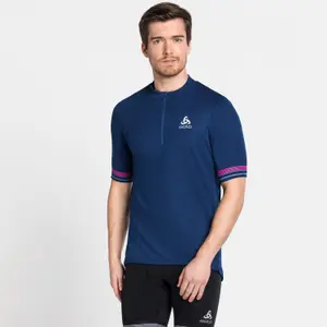 Maillot para bicicletas Odlo manches courtes col zippé image-0