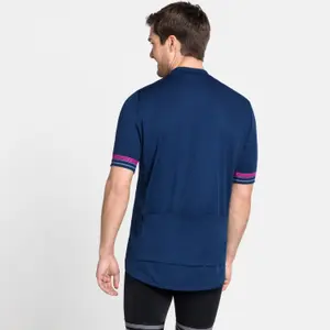 Maillot para bicicletas Odlo manches courtes col zippé image-2