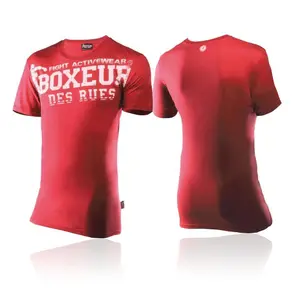Környakú póló Boxeur des rues gros logo image-0