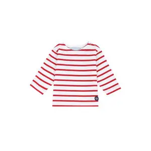 Baby sailor T-shirt Armor-Lux beg meil image-0