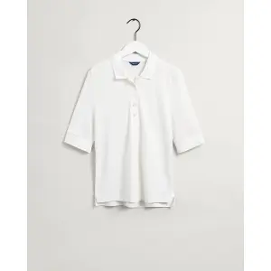 Women's piqué polo shirt Gant Detail Collar image-0