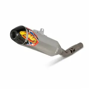 Motorcykeludstødning FMF kaw kx250f'17-20 s/s alum. factory 4.1 rct slip-on mflr w/r.carbon cap