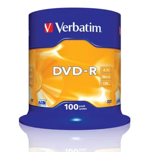 DVD-R 4,7 Go Verbatim (x100) image-0