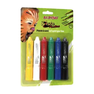 Disguise set of 6 retractable make-up sticks Alpino Basic image-2