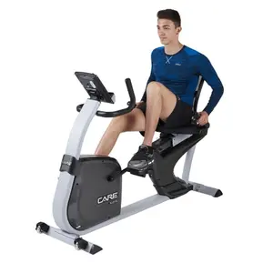 Semi-recumbent exercise bike Care Fitness Alpha III image-2