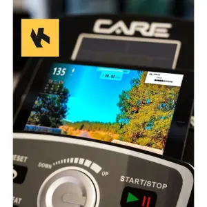 Vernetztes Heimtrainer-Fahrrad Care Fitness Telis image-5