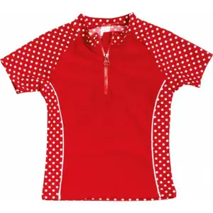 2-piece swimsuit with uv protection for baby girls Playshoes Dots image-1