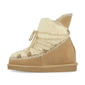 Damen Stiefeletten Gioseppo d'hiver beiges à lacets image-3