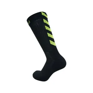 Sokker Hummel hmlAUTHENTIC indoor noir/jaune fluo image-0