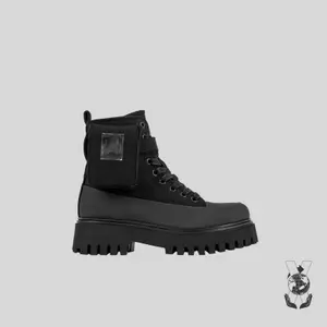 Bikerstiefeletten Frau Bronx Groov-y Canvas image-0