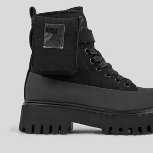 Bikerstiefeletten Frau Bronx Groov-y Canvas image-6