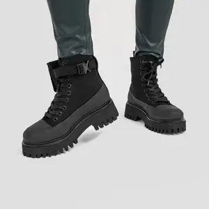 Bikerstiefeletten Frau Bronx Groov-y Canvas image-4