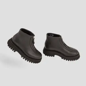Bikerstiefeletten Frau Bronx Groov-y front zip image-1