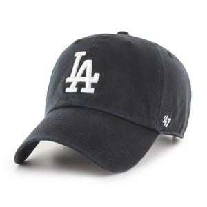 b-rgw12gws-bkj-kids-dodgers-baseball-cap-47brand-mlb-clean-up-black-one-size
