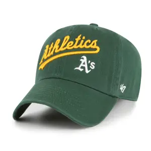 Baseball cap 47Brand MLB Athletics Script Clean Up image-0