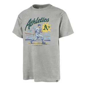 T-shirt 47Brand MLB Athletics Echo Cinderblock image-0