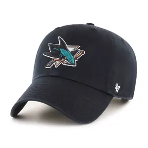 Boné de beisebol San Jose Sharks 47Brand NHL Clean Up image-0