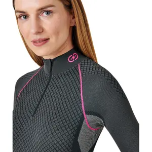 T-shirt med lynlås-hals til kvinder Damart Activbody3 image-3