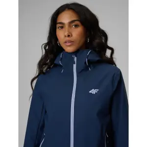 Women's hooded waterproof jacket 4F F1111 image-2