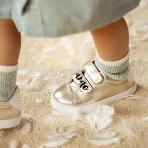 Girl sneakers Bons Baisers de Paname Mini Edith-Mon Ange Gold image-1