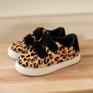 Girl sneakers Bons Baisers de Paname Mini Edith-Leopard image-1