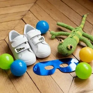 Boy sneakers Bons Baisers de Paname Mini Edith-Super Hero image-3