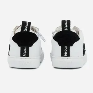 Girl sneakers Bons Baisers de Paname Mini Betty-Snake Rose Gold image-3