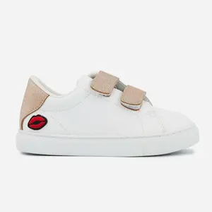 Girl sneakers Bons Baisers de Paname Mini Edith-Glitter Rose Gold image-2