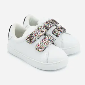 Girl sneakers Bons Baisers de Paname Mini Edith-Glitter Tongue image-0