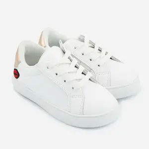 Girl sneakers Bons Baisers de Paname Mini Simone-Metallic Rose Gold image-0